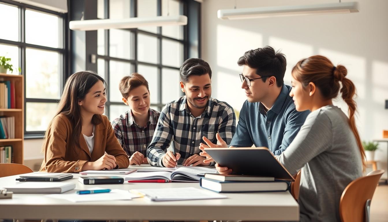 University campus and academic environment in Paris