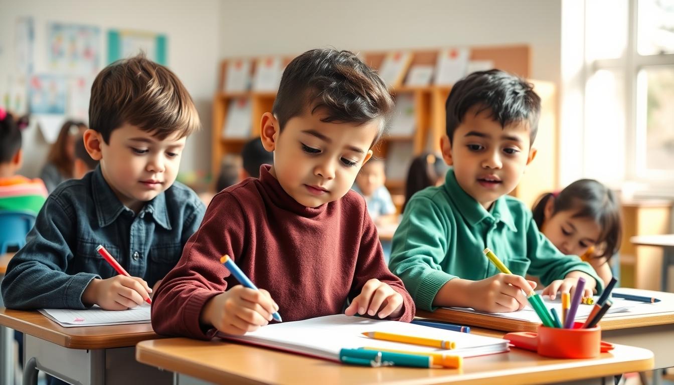 Students collaborating in study space